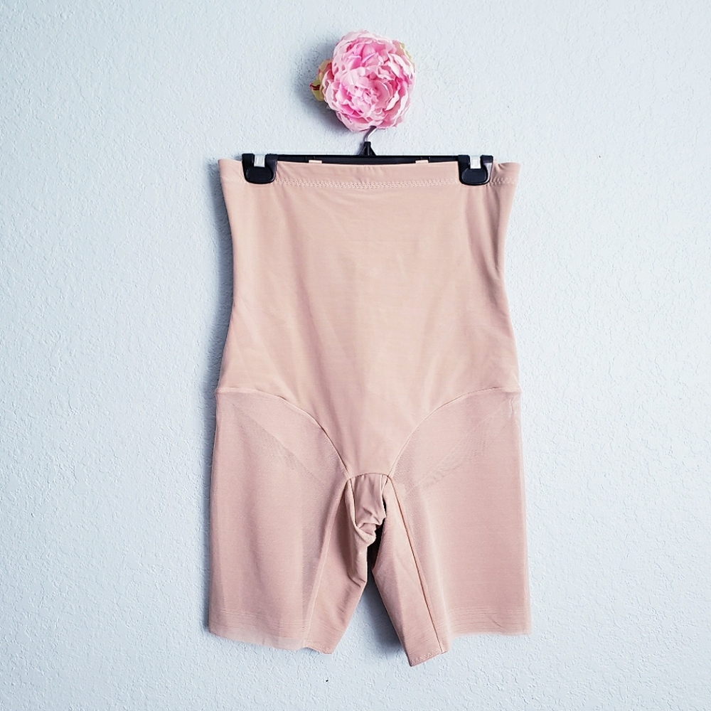 Honeylove Superpower Short Compression Shapewear in tan